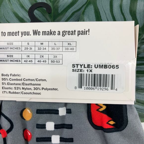 Sock It To Me Gray Red Black Atom Science Tech Genius Cotton Blend Boxer Brief - Picture 7 of 7